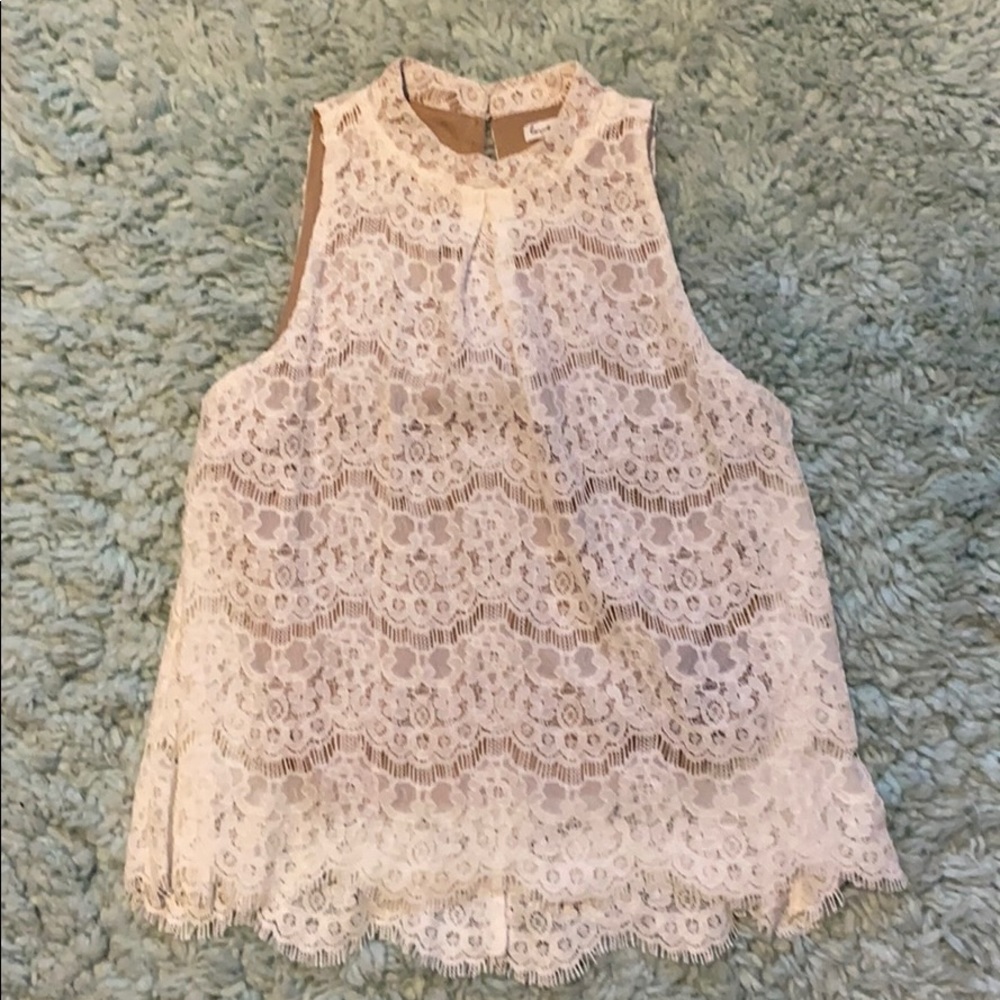 Halter lace top